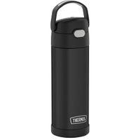 Thermos FUNtainer 350ml (12 oz.) Stainless Steel Water Bottle with Pop-up Straw - Black