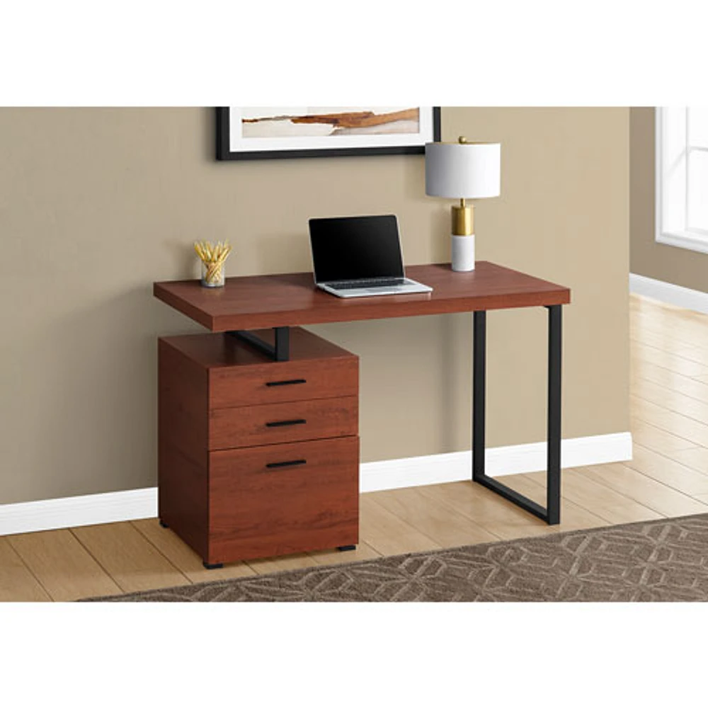 Monarch Floating 47.25"W Computer Desk with 3 Drawers