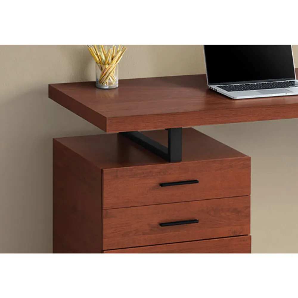 Monarch Floating 47.25"W Computer Desk with 3 Drawers