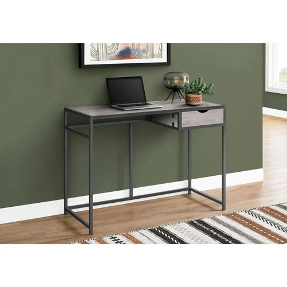 Monarch Metal-Frame 42.25"W Computer Desk with Drawer