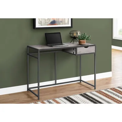 Monarch Metal-Frame 42.25"W Computer Desk with Drawer