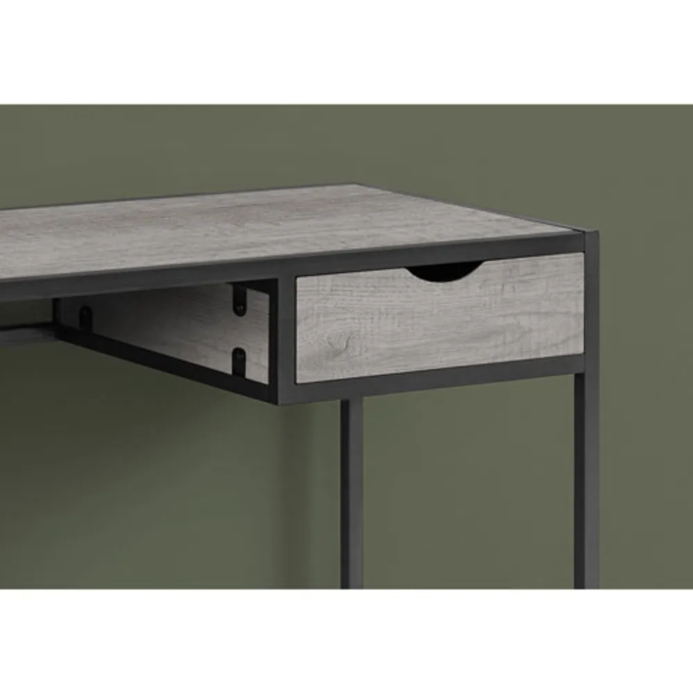 Monarch Metal-Frame 42.25"W Computer Desk with Drawer