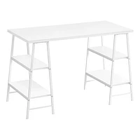 Monarch 47.25"W Computer Desk with 4 Shelves