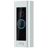 Ring Wi-Fi Video Wired Doorbell Plus - Satin Nickel