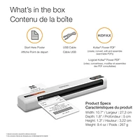 Epson RapidReceipt RR-60 Mobile Receipt and Colour Document Portable Scanner