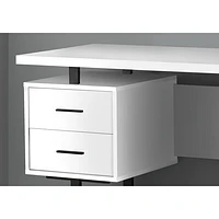 Monarch Floating 60"W Computer Desk with 3 Drawers