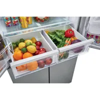 Frigidaire 33" 17.4 Cu. Ft. French Door Refrigerator (FRQG1721AV) - Brushed Steel