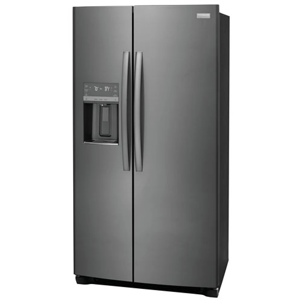 Frigidaire Gallery 36" 22.2 Cu. Ft. Side-By-Side Refrigerator (GRSC2352AD) - Black Stainless