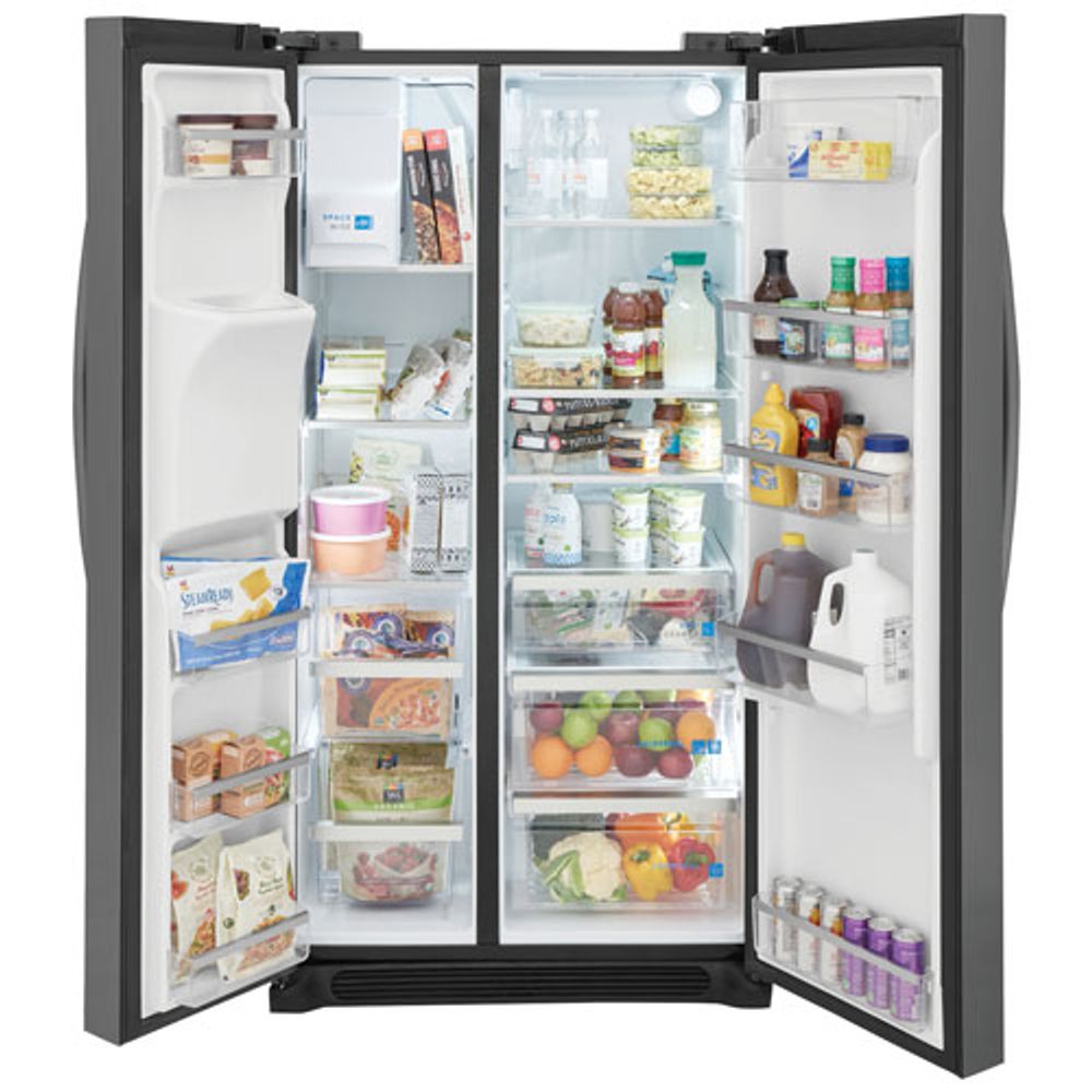 Frigidaire Gallery 36" 22.2 Cu. Ft. Side-By-Side Refrigerator (GRSC2352AD) - Black Stainless