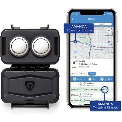 Brickhouse Security GPS Tracker for Vehicles - Vehicle Tracker, GPS  Tracking Device for Covert Monitoring of Teen Drivers, Kids, Elderly,  Employees