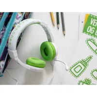 Casque d'écoute School+ (Plus) de BuddyPhones - Vert