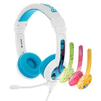 Casque d'écoute School+ (Plus) de BuddyPhones - Bleu