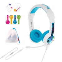 BuddyPhones School+ (Plus) On-Ear Headphones - Blue