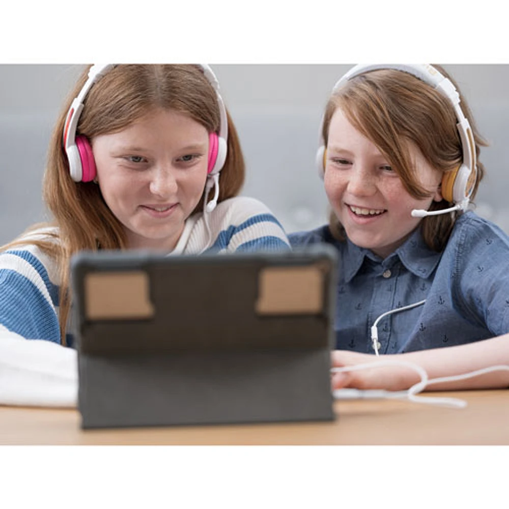Casque d'écoute School+ (Plus) de BuddyPhones - Bleu
