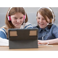 Casque d'écoute School+ (Plus) de BuddyPhones - Bleu