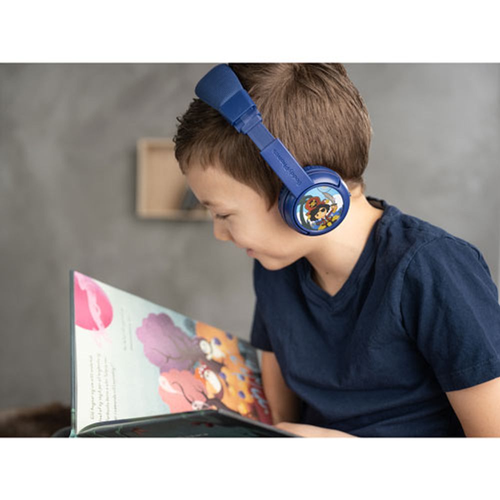 BuddyPhones PLAY+ (Plus) On-Ear Sound Isolating Bluetooth Headphones