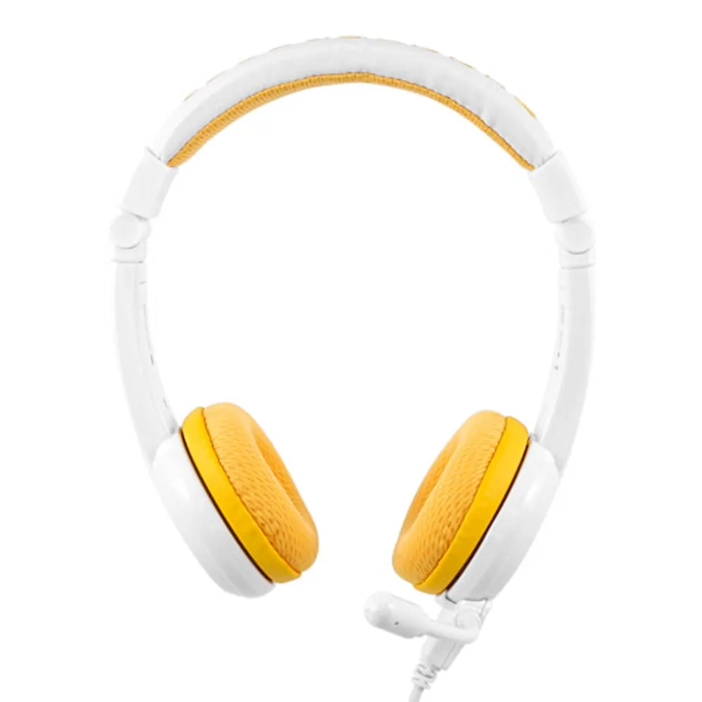 Casque d'écoute School+ (Plus) de BuddyPhones - Jaune