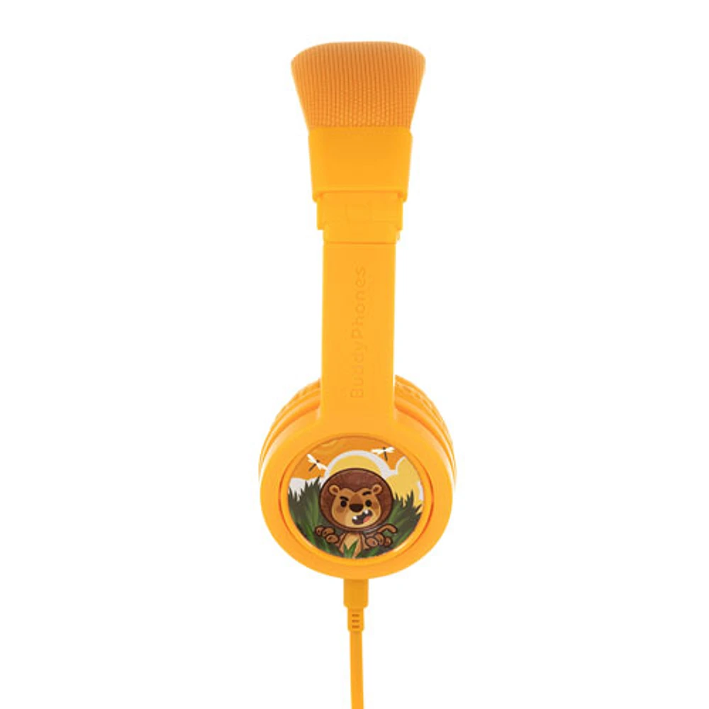 Casque d'écoute Explore+ (Plus) de BuddyPhones - Jaune soleil