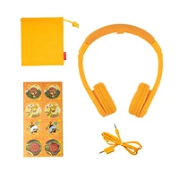 Casque d'écoute Explore+ (Plus) de BuddyPhones - Jaune soleil