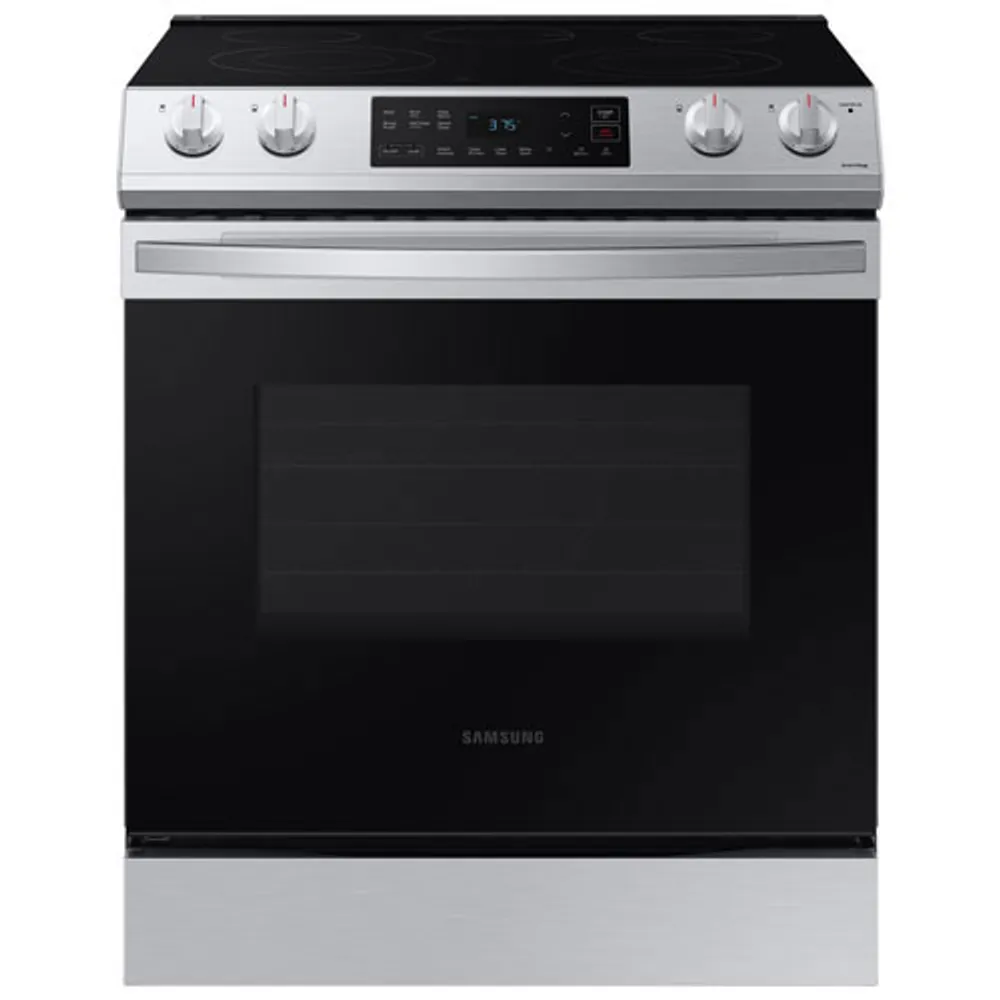 Samsung 30" Slide-In Electric Range (NE63T8111SS) - Stainless - Open Box - Perfect Condition