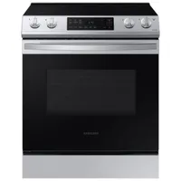 Samsung 30" Slide-In Electric Range (NE63T8111SS) - Stainless - Open Box - Perfect Condition