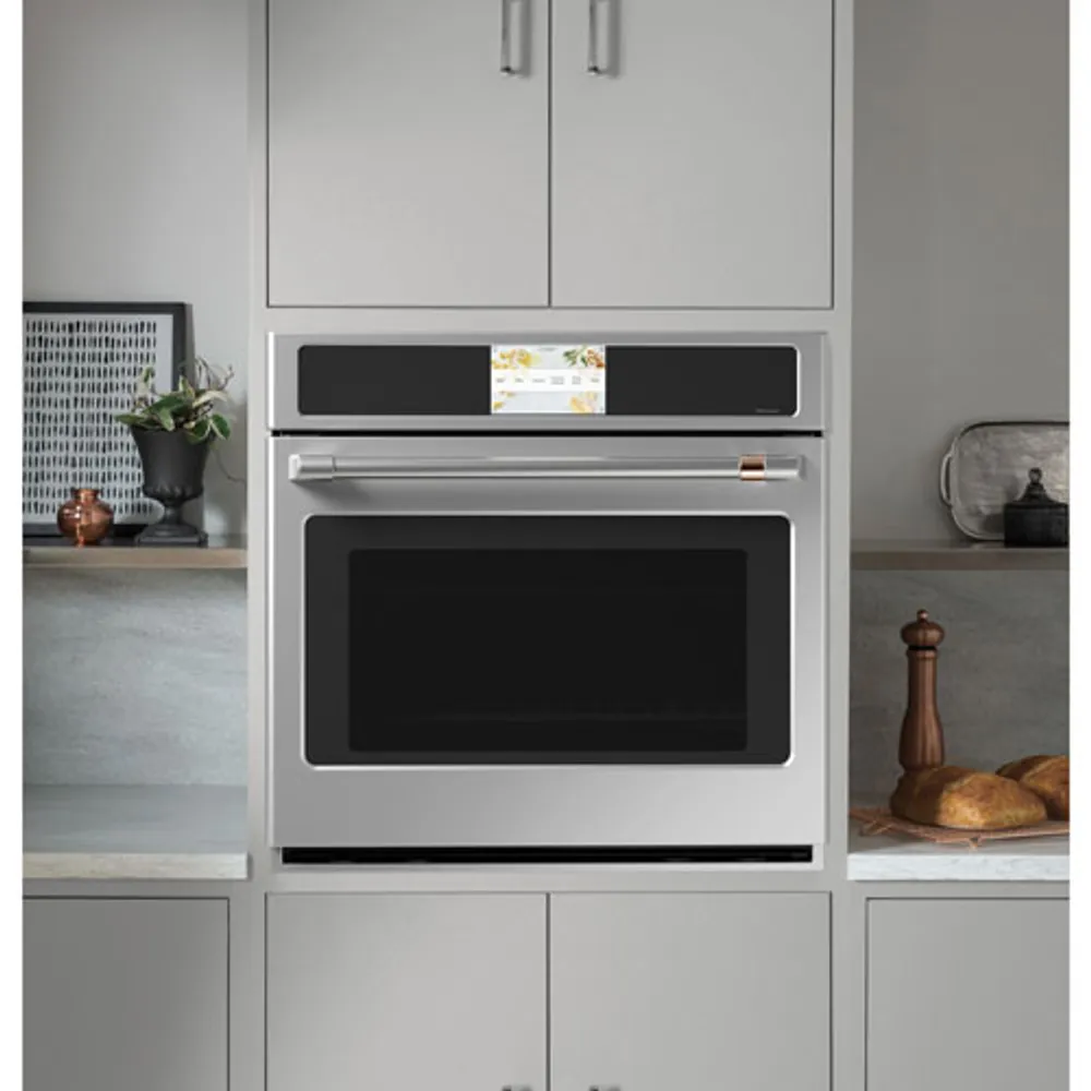 Cafe 30" 5 Cu. Ft. True Convection Electric Wall Oven (CTS90DP2NS1) - Stainless Steel