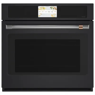 Cafe 30" 5 Cu. Ft. True Convection Electric Wall Oven (CTS90DP3ND1) - Matte Black