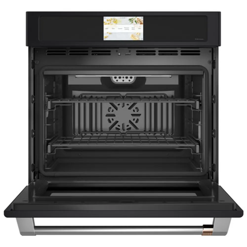 Cafe 30" 5 Cu. Ft. True Convection Electric Wall Oven (CTS90DP3ND1) - Matte Black