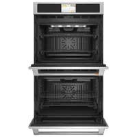 Cafe 30" 10 Cu. Ft. Double True Convection Electric Wall Oven (CTD90DP2NS1) - Stainless Steel