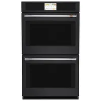 Cafe 30" 10 Cu. Ft. Double True Convection Electric Wall Oven (CTD90DP3ND1) - Matte Black