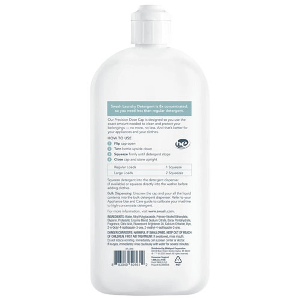 Swash Pure Linen Laundry Detergent (SWHLDLFL2B) - 0.88L