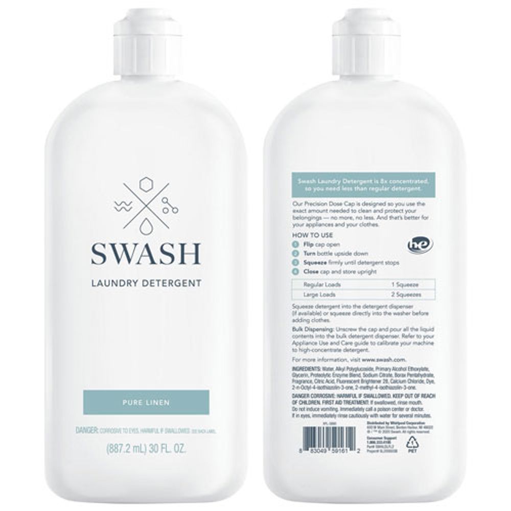 Swash Pure Linen Laundry Detergent (SWHLDLFL2B) - 0.88L