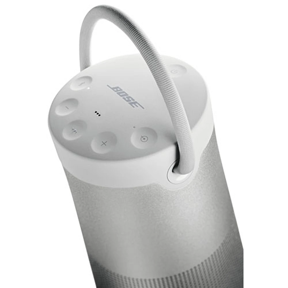HP Bluetooth sans fil résistant aux éclaboussures SoundLink Revolve+ II de Bose - Argenté luxueux