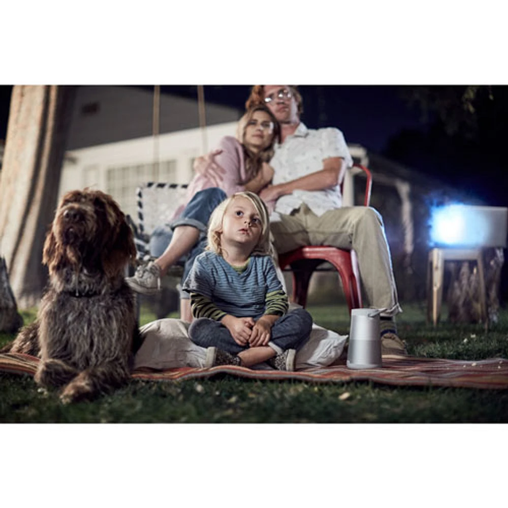 HP Bluetooth sans fil résistant aux éclaboussures SoundLink Revolve+ II de Bose - Argenté luxueux