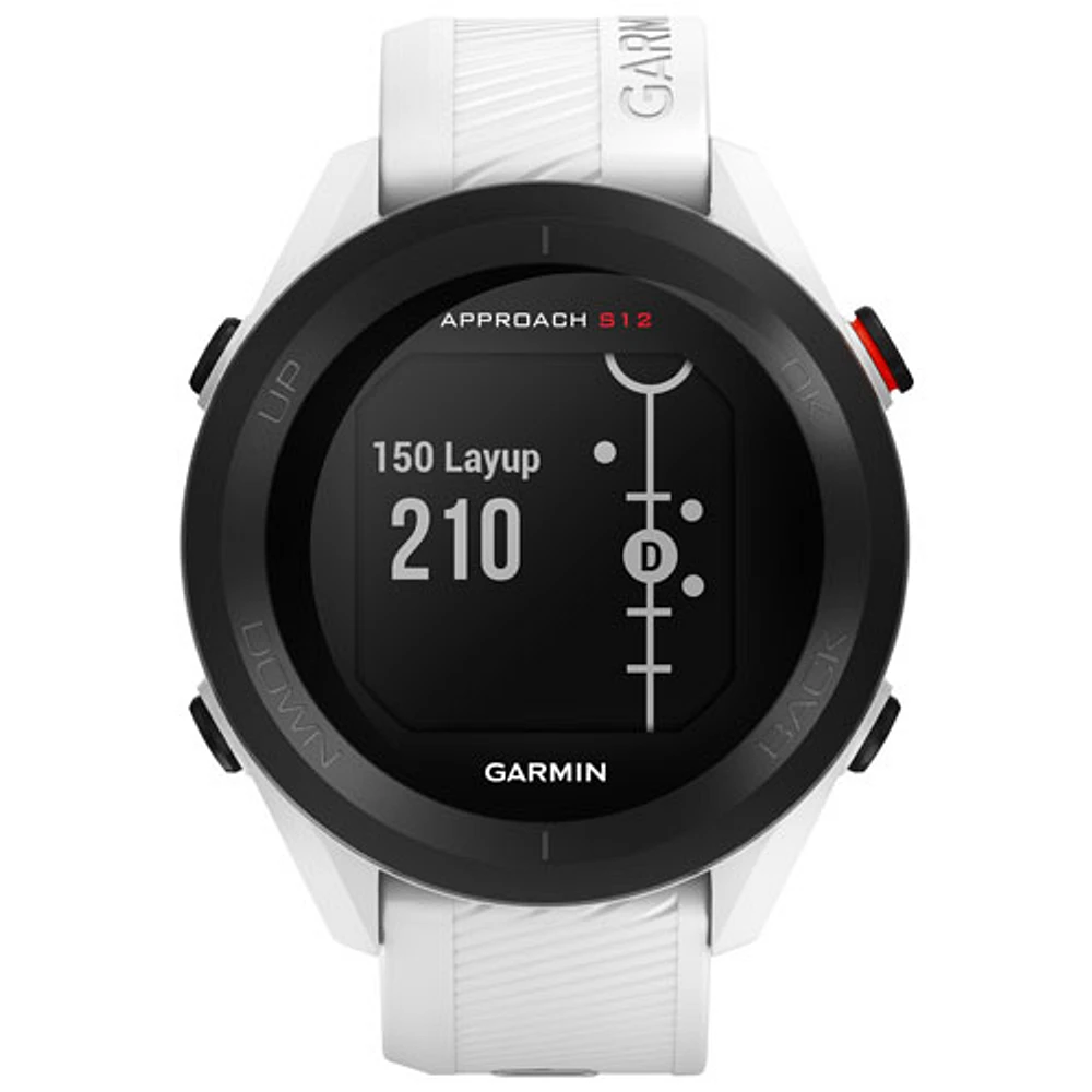 Montre intelligente Bluetooth de 43,7 mm Approach S12 de Garmin pour le golf