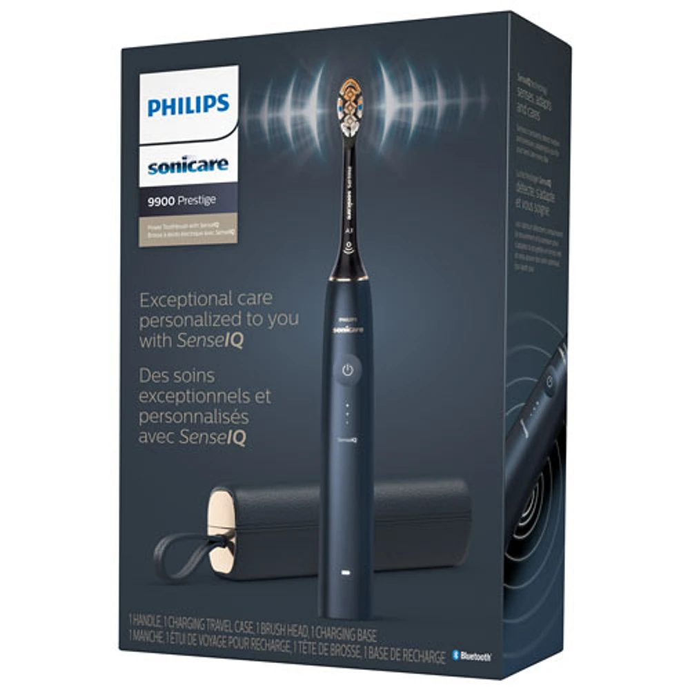 Philips Sonicare Prestige Electric Toothbrush (HX9990/12) - Midnight Blue