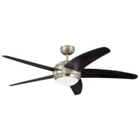 Westinghouse Jax Industrial-Style 56" Indoor Ceiling Fan – Brushed Nickel