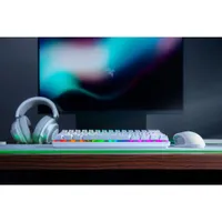 Clavier de jeu optique rétroéclairé Huntsman Mini de Razer - Blanc