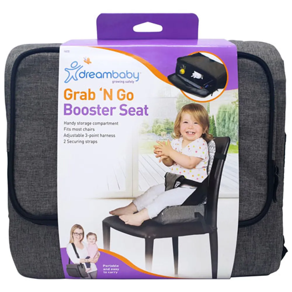 Dreambaby Grab 'N Go Booster Seat - Grey