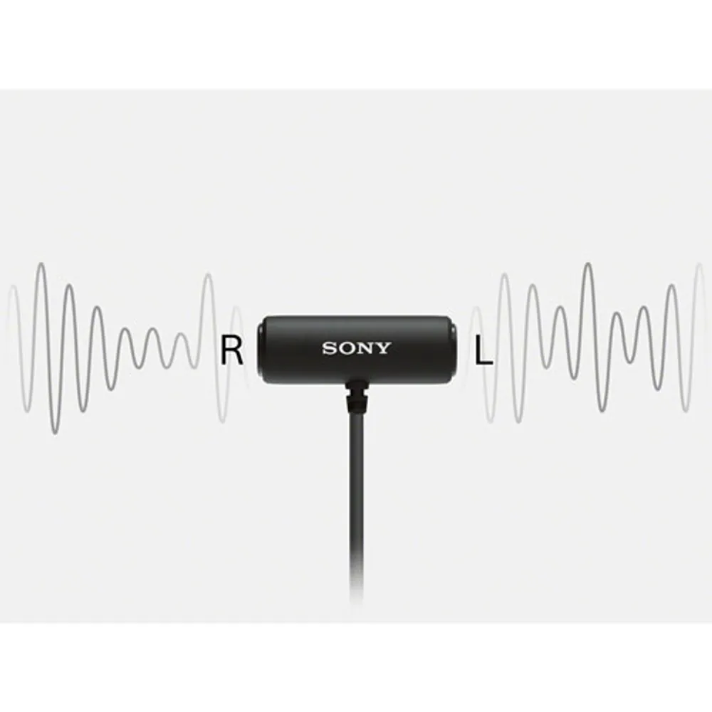 Sony Stereo Lavalier Microphone (ECMLV1)