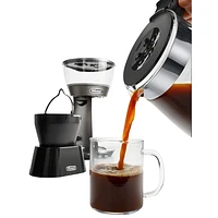 De'Longhi 3-in-1 Specialty Coffee Maker - 8-Cup - Silver