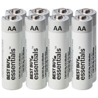 Best Buy Essentials AA Alkaline Batteries - 8 Pack