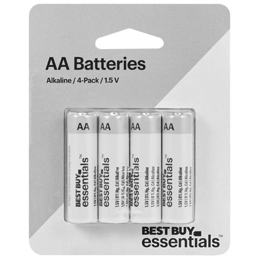 Best Buy Essentials AA Alkaline Batteries - 4 Pack