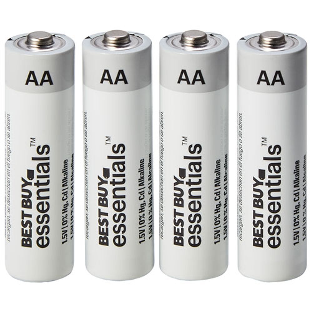 Best Buy Essentials AA Alkaline Batteries - 4 Pack