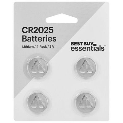 Best Buy Essentials CR2025 Lithium Batteries - 4 Pack
