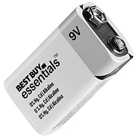Piles alcalines de 9 V Best Buy Essentials - Paquet de 4