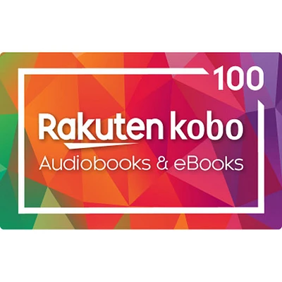 Cyber carte-cadeau 100 $ pour livres audio et numériques kobo de Rakuten – Téléchargement numérique