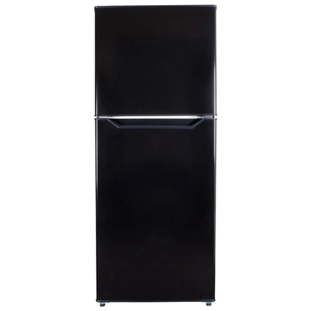 Danby 24" 10.1 Cu. Ft. Top Freezer Refrigerator with LED Lighting (DFF101B1BDB) - Black