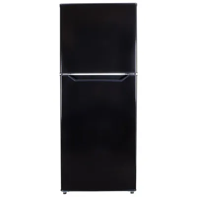 Danby 24" 10.1 Cu. Ft. Top Freezer Refrigerator with LED Lighting (DFF101B1BDB) - Black