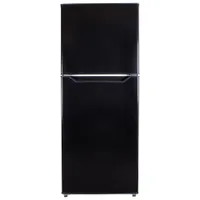 Danby 24" 10.1 Cu. Ft. Top Freezer Refrigerator with LED Lighting (DFF101B1BDB) - Black